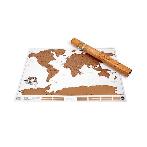 Mapa do zdrapywania 88x52 cm World Scratch Map – Ambiance-image-2