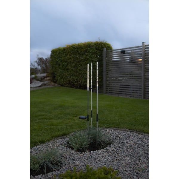 Zestaw 3 ogrodowych solarnych dekoracji świetlnych LED Star Trading Bubbly, wys. 83 cm-image-3