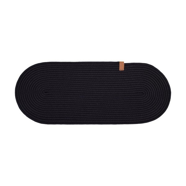 Czarne dywaniki na schody zestaw 16 szt. 25x65 cm Milo – Vitaus