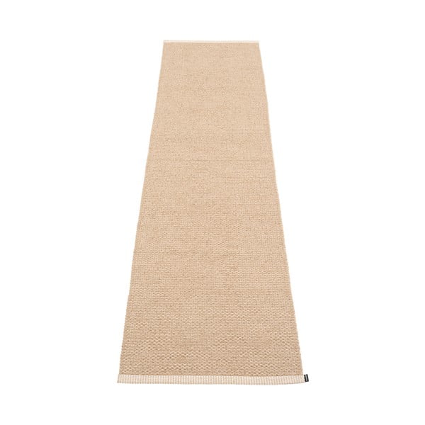 Beżowy chodnik odpowiedni na zewnątrz 70x300 cm Mono Light Nougat – Pappelina