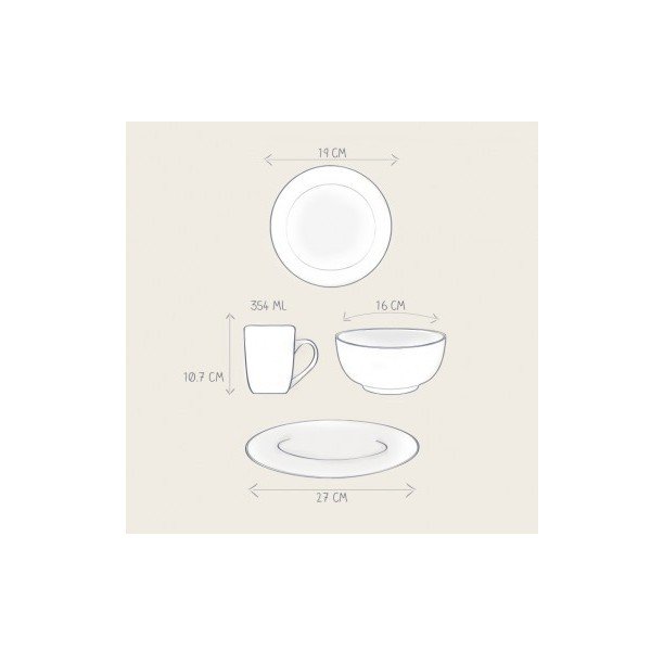 Zestaw porcelanowy Twinkle, 16 szt.-image-3