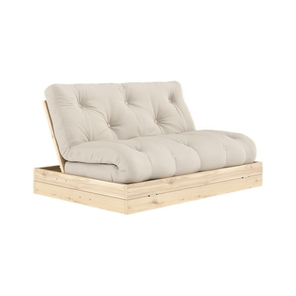 Beżowa rozkładana sofa 145 cm Flip – Karup Design-image-3
