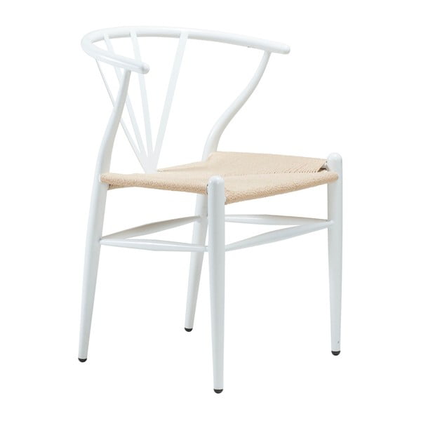 Białe krzesło DAN-FORM Denmark Delta
