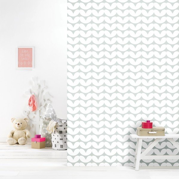 Tapeta Hearts Grey