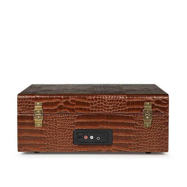 Brązowy gramofon Crosley Voyager Croc-image-3