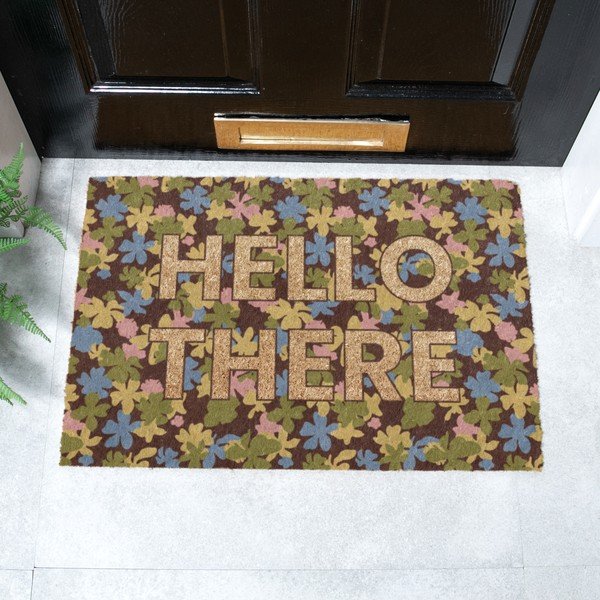 Wycieraczka z włókna kokosowego 40x60 cm Hello There – Artsy Doormats-image-4