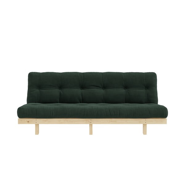 Ciemnozielona sztruksowa sofa 200 cm Lean – Karup Design
