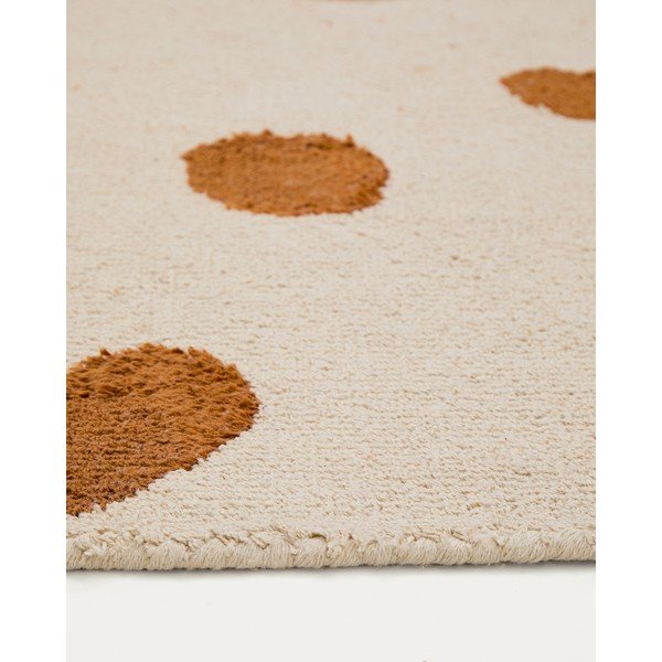 Kremowy bawełniany dywan dziecięcy odpowiedni do prania/tkany ręcznie 90x150 cm Tandani – Kave Home-image-2