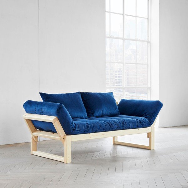 Wielofunkcyjna sofa Karup Edge Natural/Velvet Navy-image-1