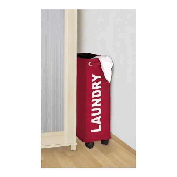 Czerwony kosz na pranie Wenko Como, 44,4 l-image-1