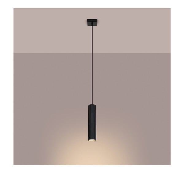 Czarna lampa wisząca Gleam – Sollux-image-4