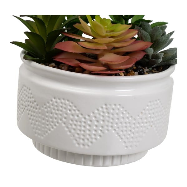 Sztuczne rośliny zestaw 2 szt. (wysokość 19 cm) Cactus – Casa Selección-image-1