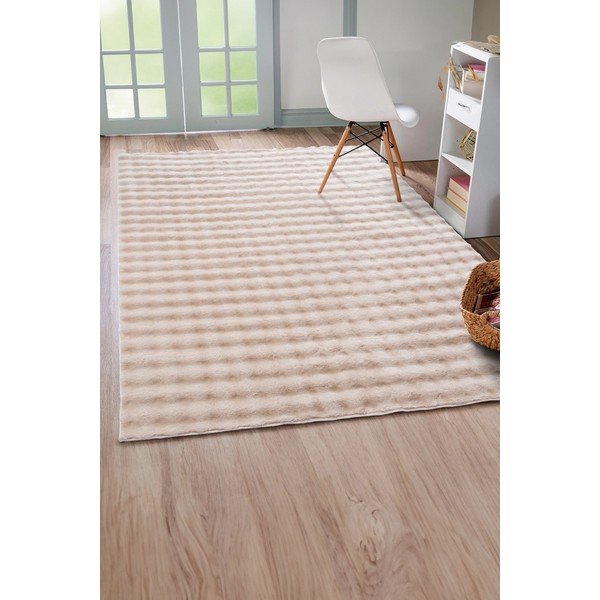 Kremowy dywan odpowiedni do prania 120x170 cm Bubble Emarald – Mila Home-image-1