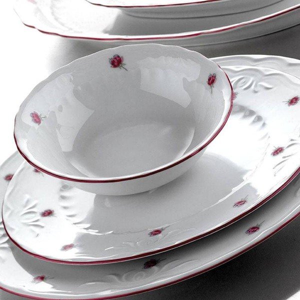 24-częściowy zestaw talerzy porcelanowych Kutahya Pargulo-image-1