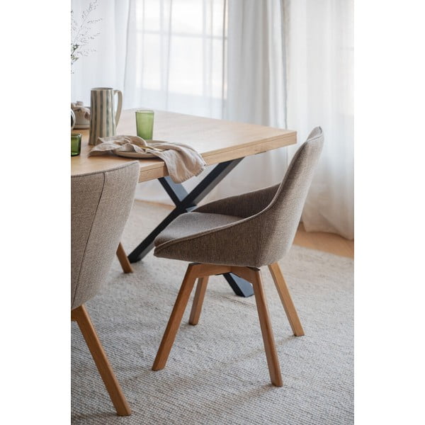 Beżowe krzesła zestaw 2 szt. Alison – Rowico-image-2