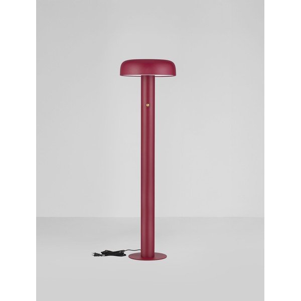 Bordowa metalowa lampa stojąca LED ze ściemniaczem (wysokość 142 cm) Noelia – Nova Luce-image-3