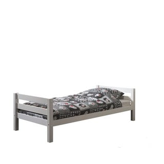 Białe łóżko dziecięce Vipack Pino, 90x200 cm
