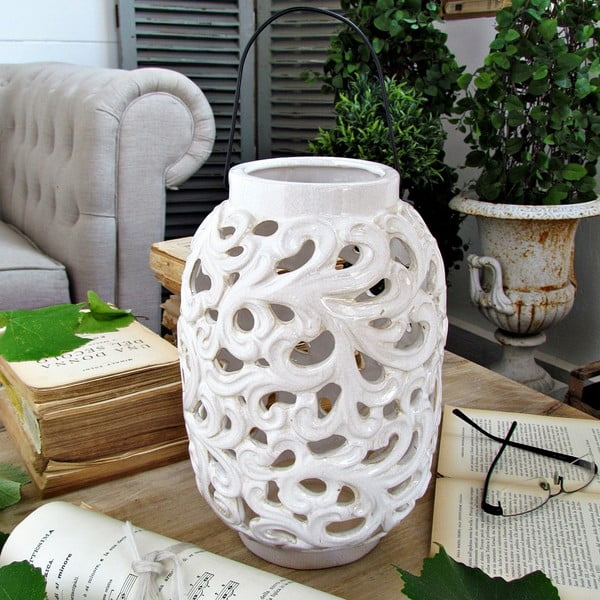 Lampion ceramiczny Milano White