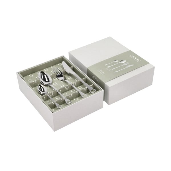 Sztućce ze stali nierdzewnej w kolorze srebra 16 szt. Pantry – Gense-image-3