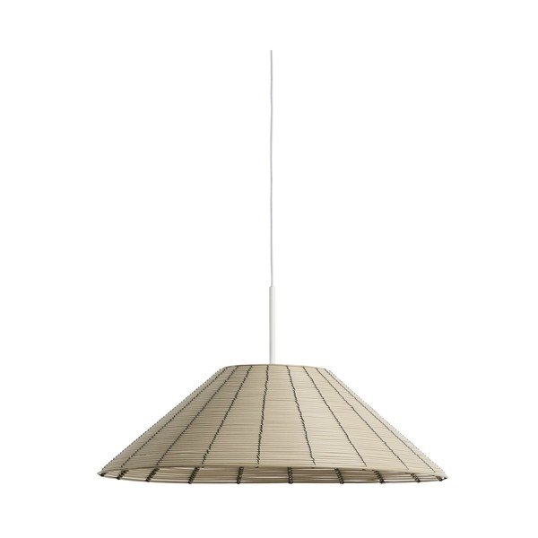 Beżowy abażur z imitacji rattanu ø 50 cm Saranella – Kave Home