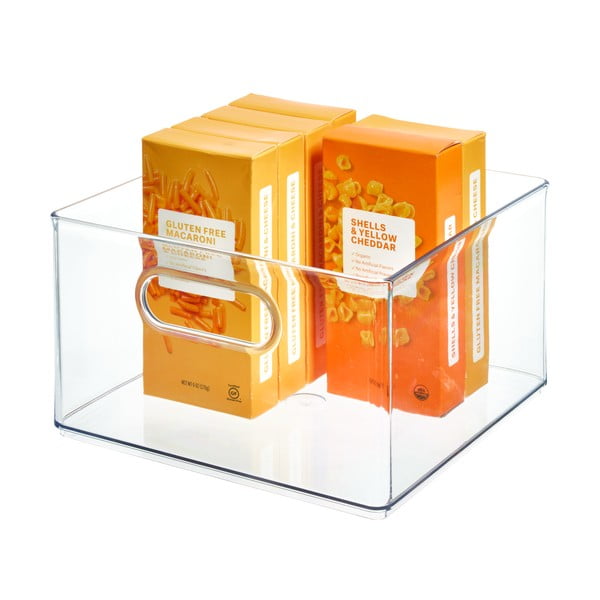 Przezroczysty pojemnik iDesign The Home Edit, 25,4x25,3x15,4 cm-image-1