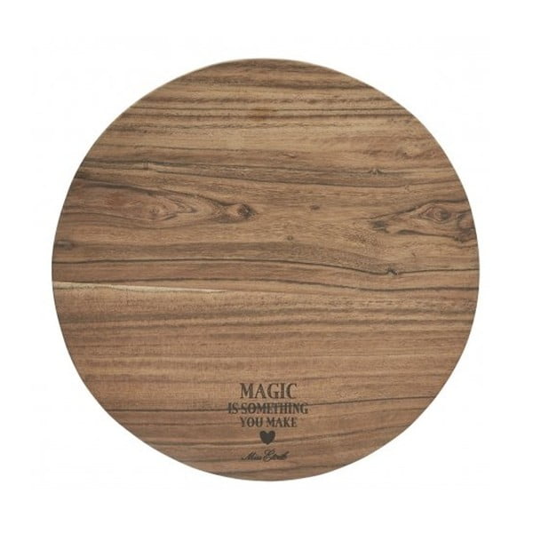 Deska do krojenia z drewna akacjowego Miss Étoile, Ø 30 cm