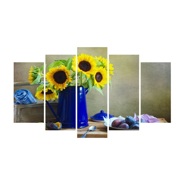 Wieloczęściowy obraz na płótnie Sunflower Pot