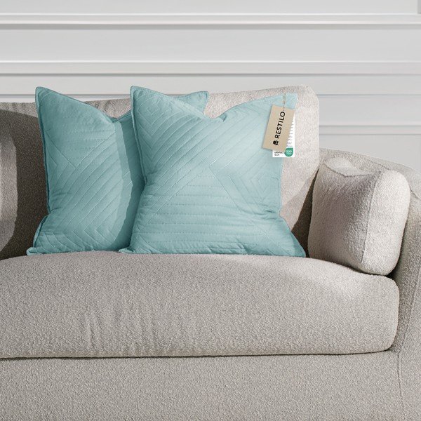 Poszewki na poduszki zestaw 2 szt. z mikrowłókna 45x45 cm Softa – Restilo-image-1