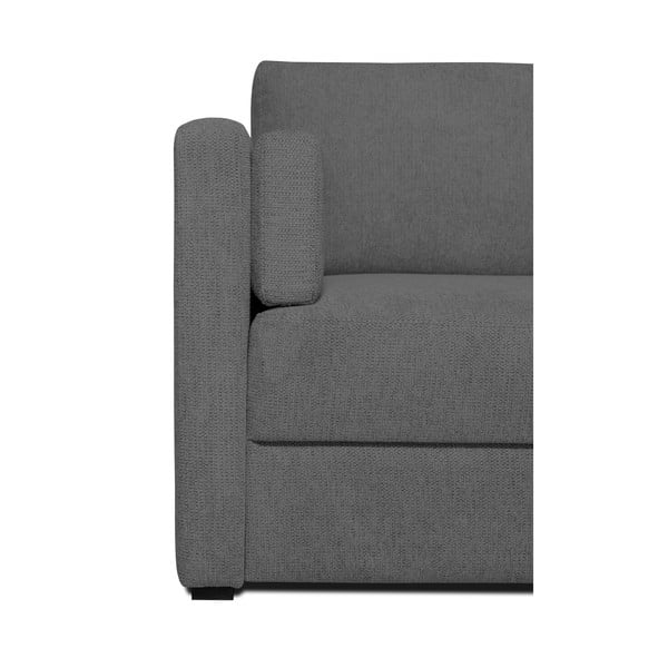 Szara sofa rozkładana 218 cm Resmo – Scandic-image-4