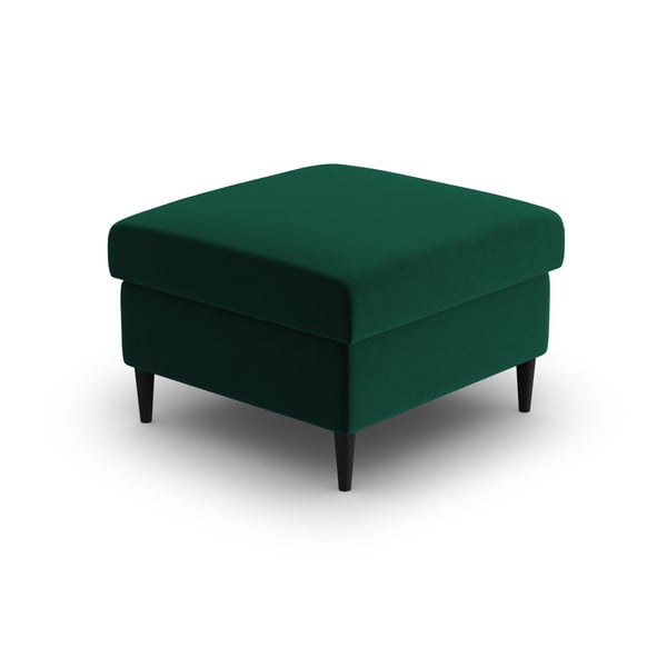 Zielony aksamitny podnóżek Kyoto – Cosmopolitan Design-image-2