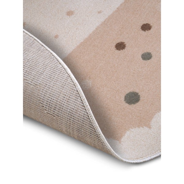 Beżowy dywan dziecięcy ø 100 cm Crown – Hanse Home-image-3