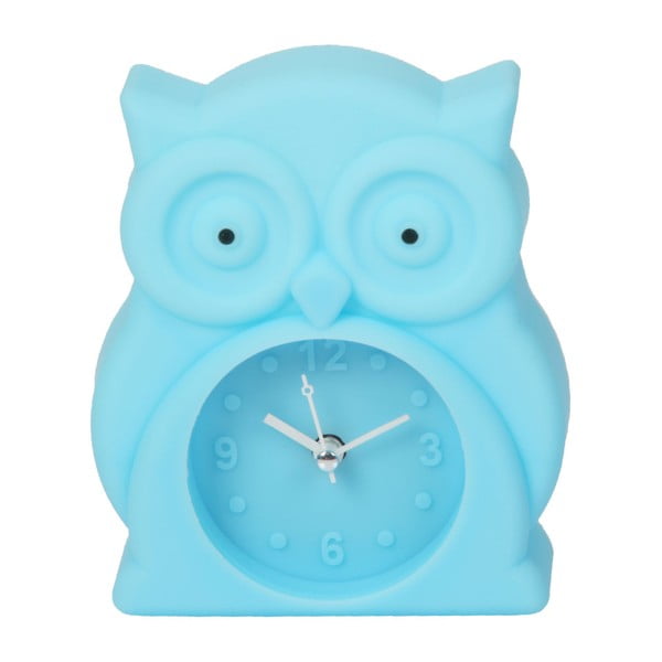 Jasnoniebieski zegar z budzikiem Just 4 Kids Blue Owl