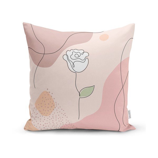 Zestaw 4 dekoracyjnych poszewek na poduszki Minimalist Cushion Covers Draw Art Women, 45x45 cm-image-3