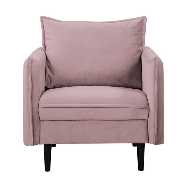 Lawendowy aksamitny fotel Juli – Ropez-image-1