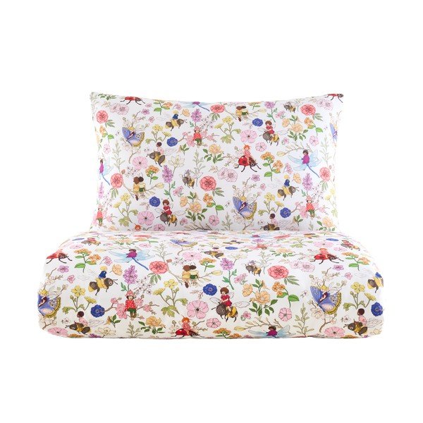 Bawełniana pościel dziecięca dwuosobowa 3-częściowa 200x200 cm Garden Friends – Belle & Boo