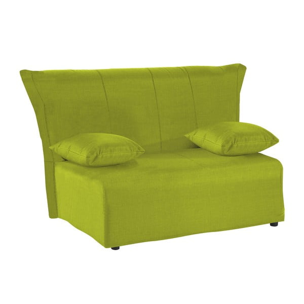 Zielona rozkładana sofa dwuosobowa 13Casa Cedro