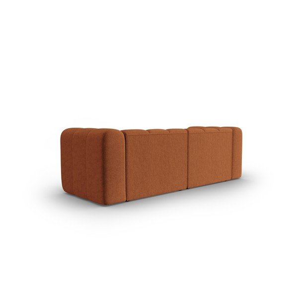 Sofa w miedzianym kolorze 228 cm Lupine – Micadoni Home-image-4