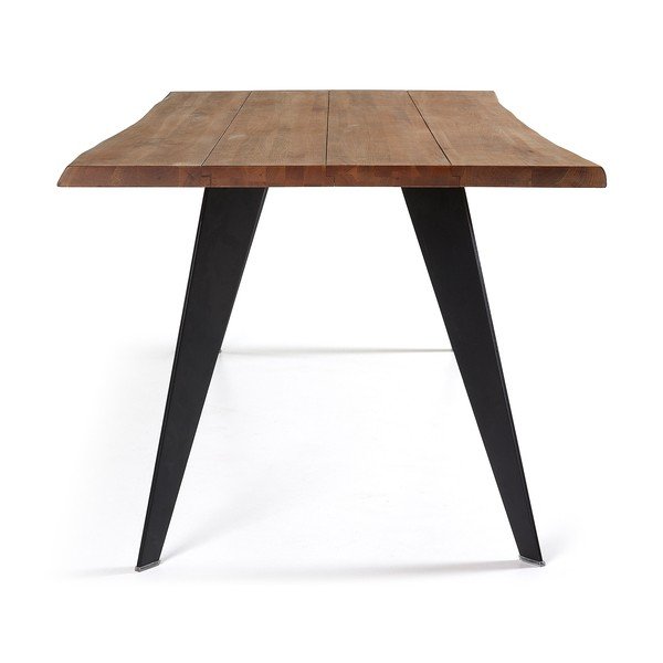 Stół z blatem w dekorze dębu 100x180 cm Koda – Kave Home-image-3