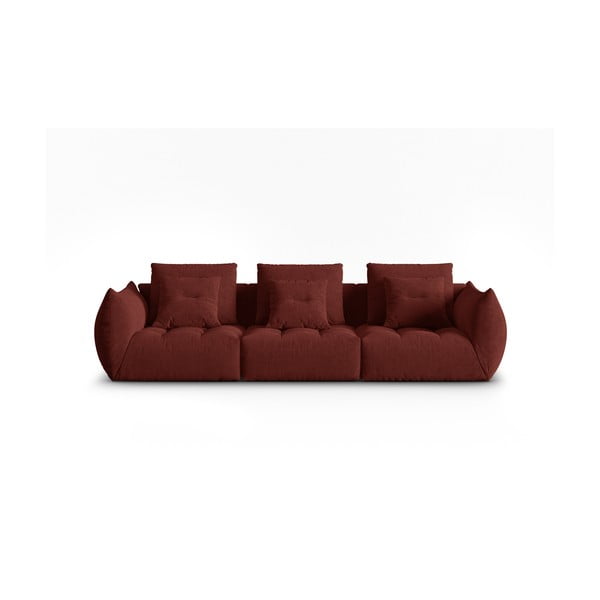 Czerwona sofa 332 cm Bloom – Micadoni Home