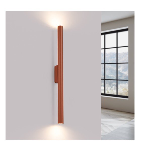 Ceglasty kinkiet Fideus – Sollux-image-1