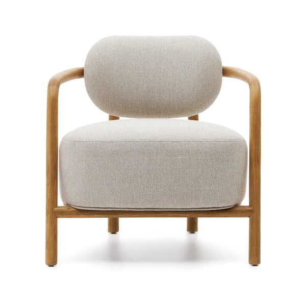 Beżowy fotel Melqui – Kave Home-image-1