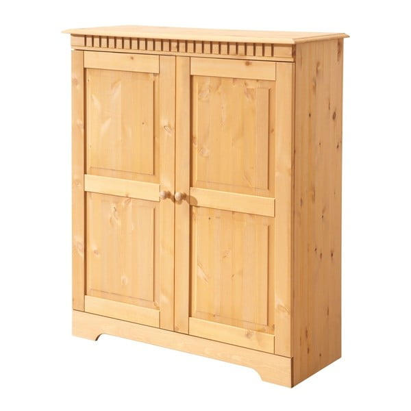 2-drzwiowa szafka z litego drewna sosnowego Støraa Candice