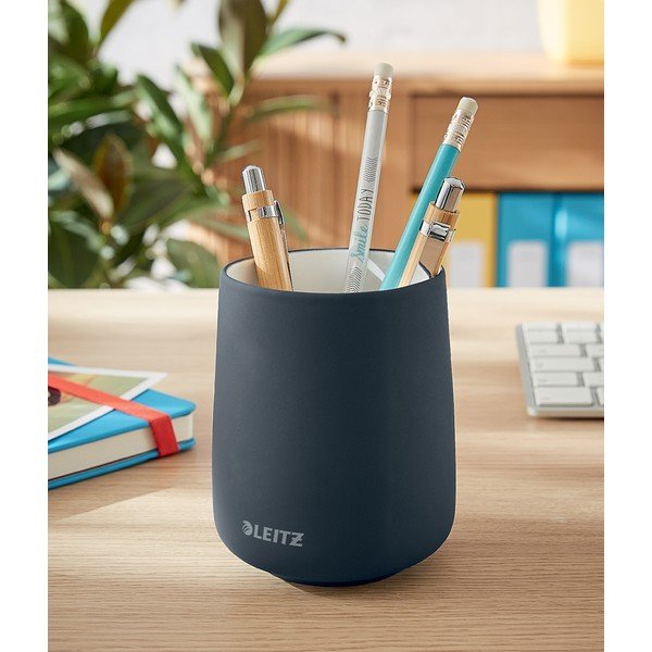 Szary ceramiczny kubek na długopisy Leitz Cosy-image-1