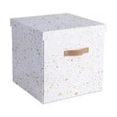 Pudełko w biało-złotym kolorze Bigso Box of Sweden Logan