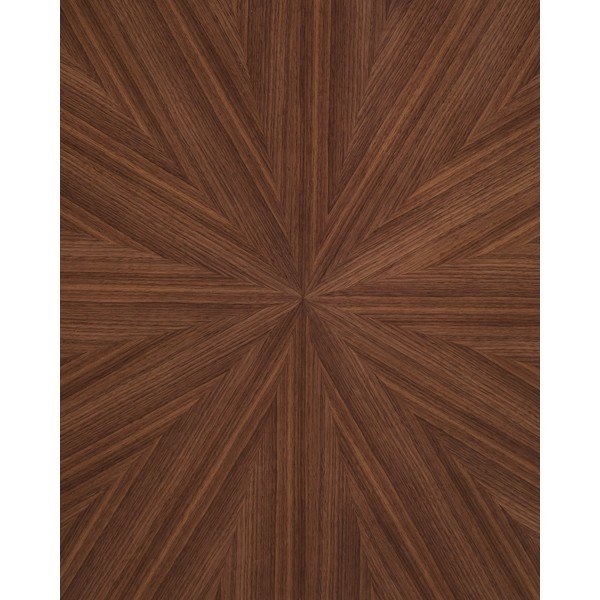 Okrągły stół z blatem w dekorze orzecha ø 120 cm Naanim – Kave Home-image-3