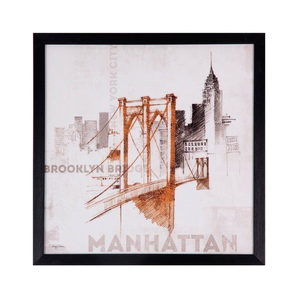 Obraz sømcasa Manhattan, 40x40 cm