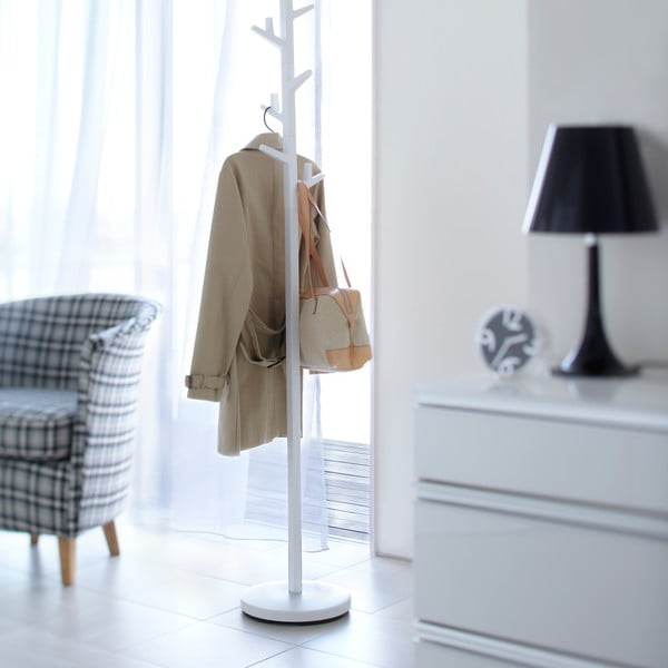 Biały wieszak stojący na ubrania YAMAZAKI Branch Pole Hanger-image-1