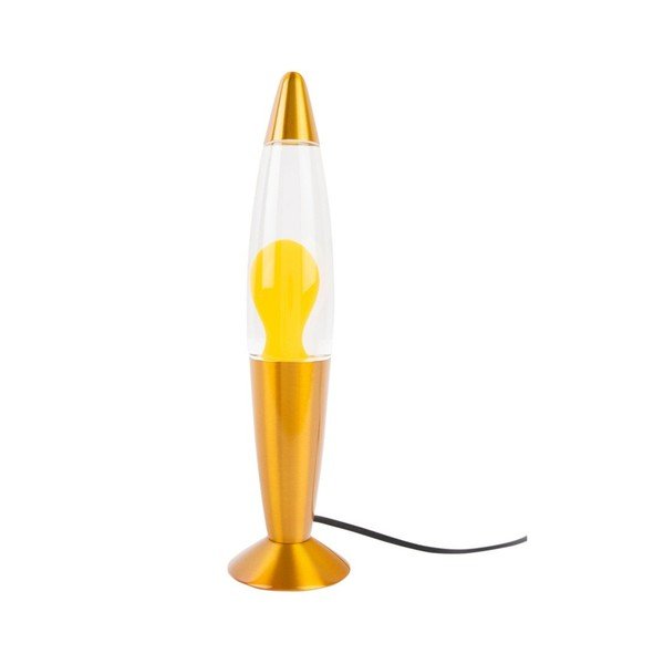 Żółta szklana lampa lawa (wysokość 35,5 cm) Funky Rocket Lava – Leitmotiv