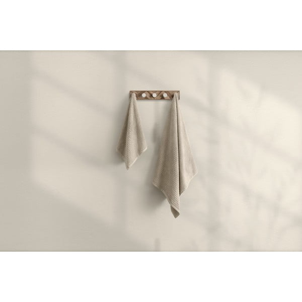 Beżowe bawełniane ręczniki zestaw 2 szt. – Foutastic-image-3