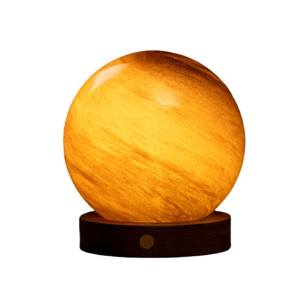 Ciemnobrązowa dekoracja świetlna na USB ø 12 cm Sand Storm – Gingko-image-2